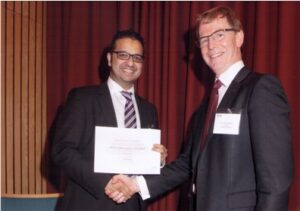 Mr Naqui receives BSSH Diploma Award London