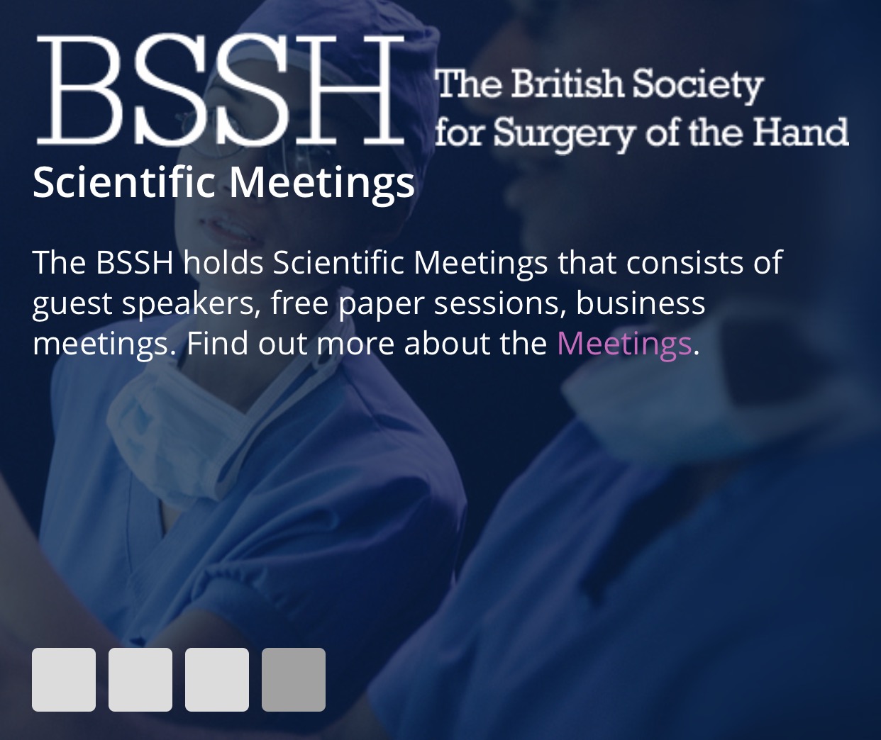 BSSH Council Meeting January 2018